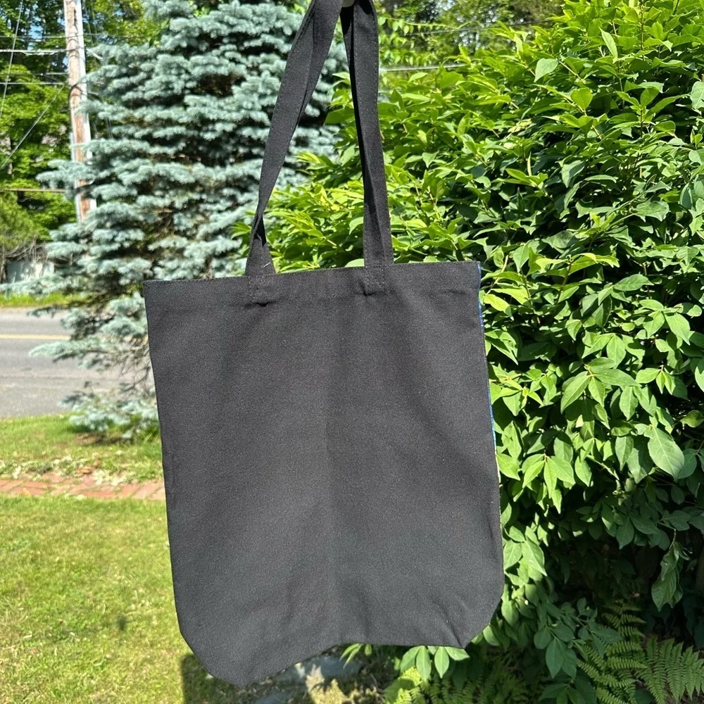 Starry Night Grey Tabby Cat  Tote Bag NWT